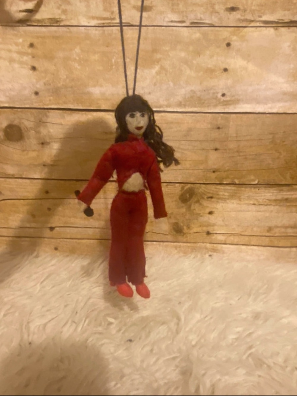 Christmas Silk Road Bazaar Selena Quintanilla Felt Ornament